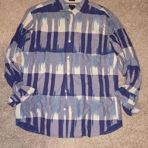 J crew men's slim button up shirt western